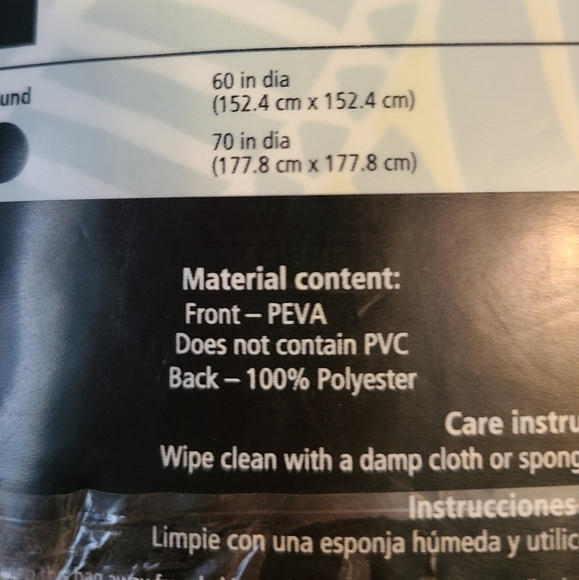 Mainstays Vinyl Tablecloth Tropical Theme 60X102 - Picture 5 of 5